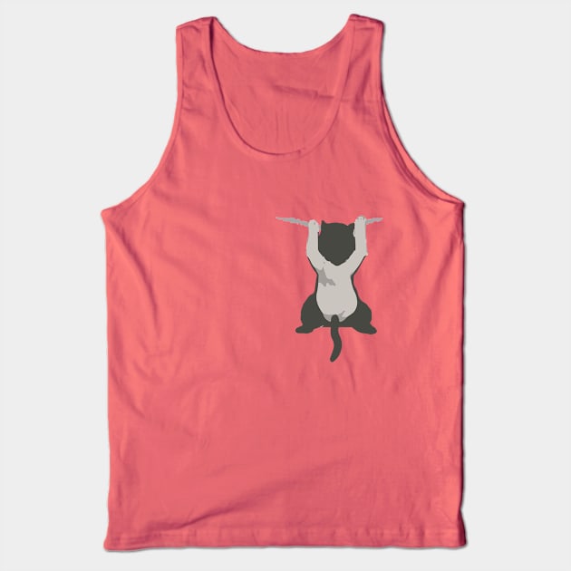 Climbing Kitty Tank Top by madmonkey